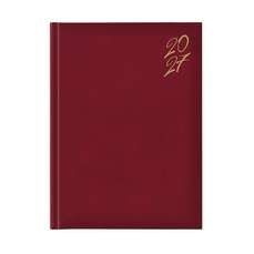Agenda saptamanala 21x26cm, 2027, rosu, 477 New Karachi