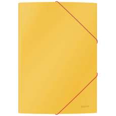 Mapa de plastic cu elastic A4, galben chihlimbar, Cosy Leitz