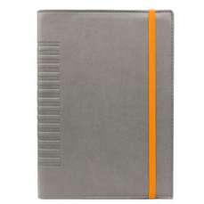 Agenda zilnica 2027, 17x24cm, cu elastic, gri, Lux Cometa