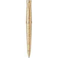 Pix retractabil, corp auriu, varf 0,7mm, Sauvage Zodiac SE 2015 Year of the Goat 23K Heavy Gold Plated GT Cross