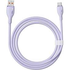 Cablu de date USB / USB-C, 100W, 1,2m, incarcare rapida, violet, Pudding Series Baseus