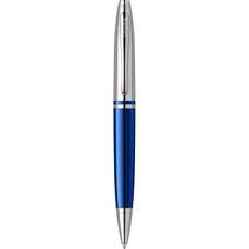 Pix retractabil, corp argintiu/albastru, varf 0,7mm, Calais Blue Laquer & Chrome CT Cross