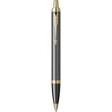 Pix retractabil metalic, corp gri/argintiu, varf 0,7mm, IM Royal Core Grey Lacquer GT Parker 2214613