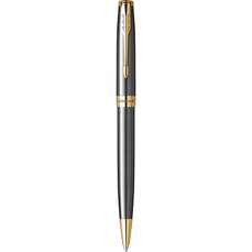 Pix retractabil metalic, corp gri, varf 0,7mm, Sonnet Royal Core Grey Lacquer GT Parker 2213782