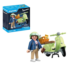Vespa verde cu o femeie, Vespa Playmobil