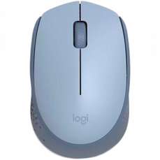 Mouse optic, wireless, bleu/gri, 3 butoane si 1 scroll, M171 Logitech