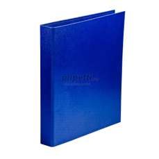 Caiet mecanic A4, 4 inele, albastru, cotor 40mm, coperta carton plastifiat