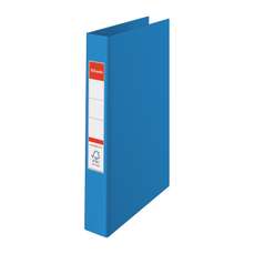 Caiet mecanic A4, 4 inele, albastru, cotor 35mm, coperta carton plastifiat, Standard Esselte