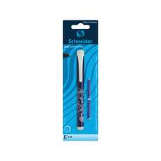 Roller cu patron cerneala, corp bleumarin, blister cu 2 rezerve, Easy Schneider