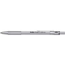 Creion mecanic corp metal, 2,0mm, Graph-X Satin Chrome CT Scrikss 66314