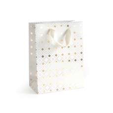 Punga cadou, diamante aurii, dimensiuni 20x8x15cm,  5buc/set, 257017 GP