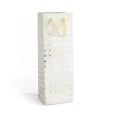 Punga cadou, alba diamante aurii, dimensiuni 35x10x12cm, 5buc/set, 257018 GP