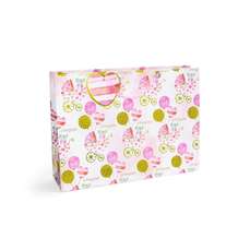 Punga cadou, botez fetite, dimensiuni 31x12x42cm, 5buc/set, 257046 GP