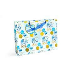 Punga cadou, botez baietei, dimensiuni 31x12x42cm, 5buc/set, 257056 GP