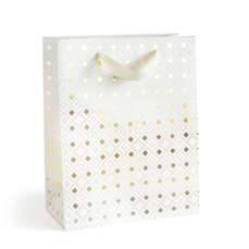 Punga cadou, diamante aurii, dimensiuni 25x10x20cm, 5buc/set, 257016 GP