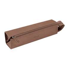 Etui din piele ecologica ptr. instrumente de scris, 1 fermoar, Taupe, Rhodia