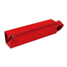 Etui din piele ecologica ptr. instrumente de scris, 1 fermoar, Poppy, Rhodia