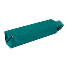 Etui din piele ecologica ptr. instrumente de scris, 1 fermoar, Peacock, Rhodia