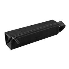Etui din piele ecologica ptr. instrumente de scris, 1 fermoar, Black, Rhodia