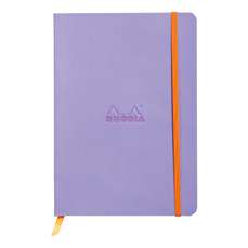 Caiet A5, 80file, coperta piele ecologica, Iris, Rhodia 117459C