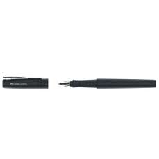 Stilou plastic, corp negru, varf M, Poly Pen Faber Castell - FC241003