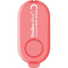 Guma cauciuc sintetic cu suport, Rotary Eraser ER 636 Red, Scrikss 91071