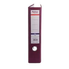 Biblioraft plastifiat 7,5cm, visiniu, Classic Optima