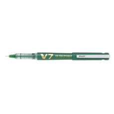 Roller reincarcabil, verde, varf 0,7mm, V7 Hi-tecpoint Pilot