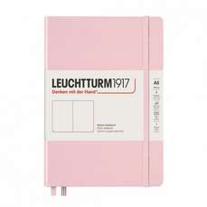 Caiet A5, 125file, velin, coperta carton rigid, roz pastel, LEUCHTTURM LT361577