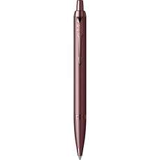 Pix retractabil metalic, varf 0,7mm, IM Royal Monochrome Burgundy COT Parker 2190514