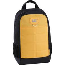 Rucsac negru/galben, CATERPILLAR Millennial Classic - Benji, CAT-83431-12