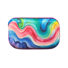 Penar neechipat, 1 fermoar, Colorz Storage Box cu buzunar interior - Rainbow Water Colors, ZP-362208 ZIPIT