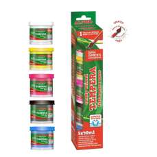 Tempera lavabila,5 culori x 40ml/cutie + pensula, ALPINO MS-DM020920