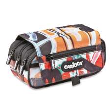 Penar neechipat, 3 fermoare, tip borseta, negru, Carioca Spray CA-222552