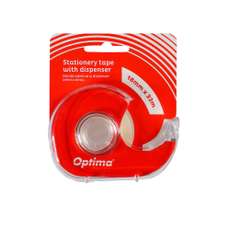 Banda adeziva cu dispenser 18mm x 33m, Optima