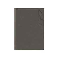 Agenda zilnica 17x24cm, 2027, gri, 457 Rivoli