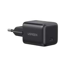 Incarcator retea, USB-C, 30W, QC4 5V/3A, GaN Fast Charging, negru, Ugreen