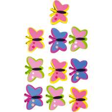Accesorii craft - Fluturi mix lemn, 10buc, Junior, J137 212