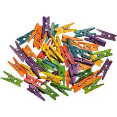 Accesorii craft - Carlige lemn, 40buc, Junior, J137 220