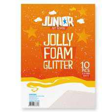Accesorii craft - Spuma glitter A4, verde, 2mm, 10coli/set, J134 160 Junior