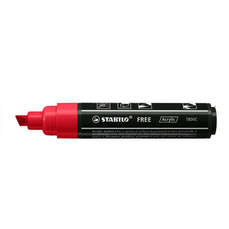 Permanent marker cu vopsea acrilica, carmine, Free Acrylic T800 Stabilo, SW693748