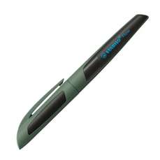 Pix cu capac, albastru, corp verde padure, varf 0,5mm, Flow Stabilo SW6031241