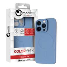Husa de protectie pentru iPhone 15 Pro, albastru, compatibila MagSafe, Lemontti