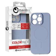 Husa de protectie pentru iPhone 15 Pro, gri, compatibila MagSafe, Lemontti
