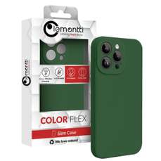 Husa de protectie pentru iPhone 15 Pro, verde, Liquid Silicon MagCharge Lemontti
