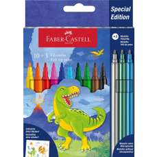 Carioca 10+3 culori/set, Dinozauri Faber Castell-FC554214