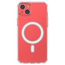 Husa de protectie pentru iPhone 15 Plus, compatibila MagSafe, transparenta, Lemontti