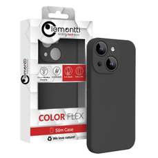 Husa de protectie pentru iPhone 15 Plus, negru, Liquid Silicon MagCharge Lemontti