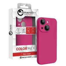Husa de protectie pentru iPhone 15 Plus, roz, Liquid Silicon MagCharge Lemontti