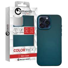 Husa de protectie pentru iPhone 16 Pro, piele, MagSafe, verde, Lemontti